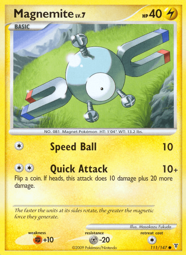 Magnemite — Supreme Victors Pokémon TCG card by Masakazu Fukuda