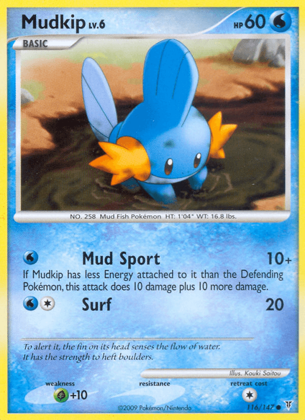 Mudkip — Supreme Victors Pokémon TCG card by Kouki Saitou