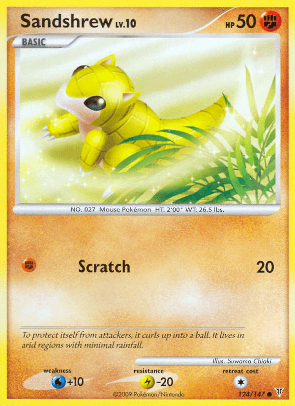 Sandshrew — Supreme Victors Pokémon TCG card by Suwama Chiaki