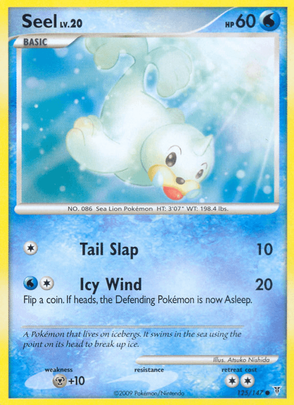 Seel — Supreme Victors Pokémon TCG card by Atsuko Nishida