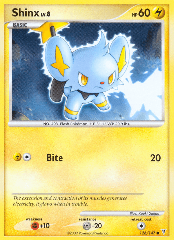 Shinx — Supreme Victors Pokémon TCG card by Kouki Saitou