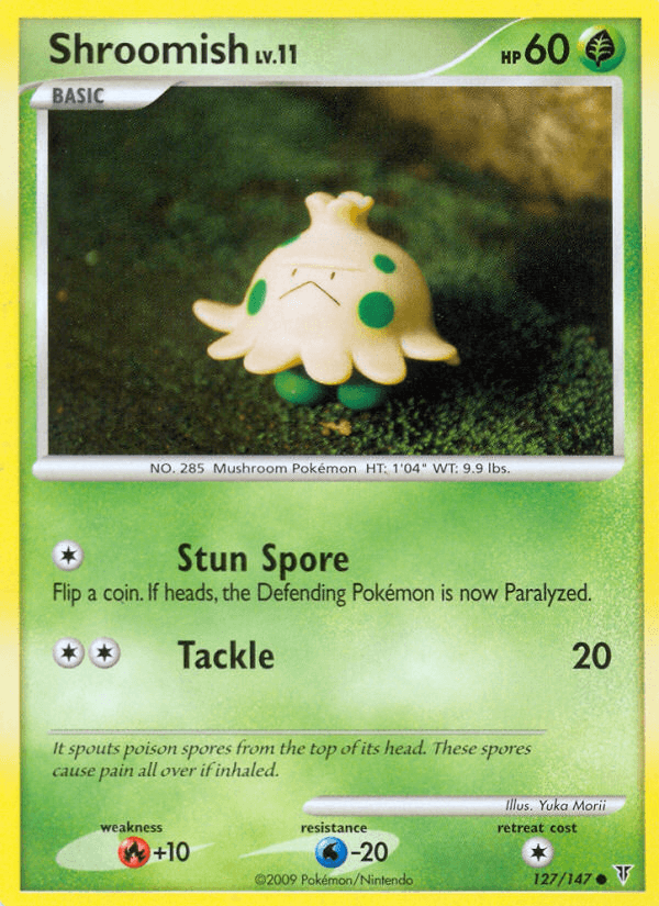 Shroomish — Supreme Victors Pokémon TCG card by Yuka Morii