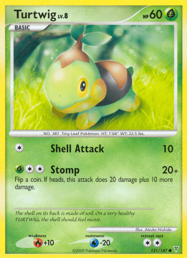 Turtwig — Supreme Victors Pokémon TCG card by Atsuko Nishida
