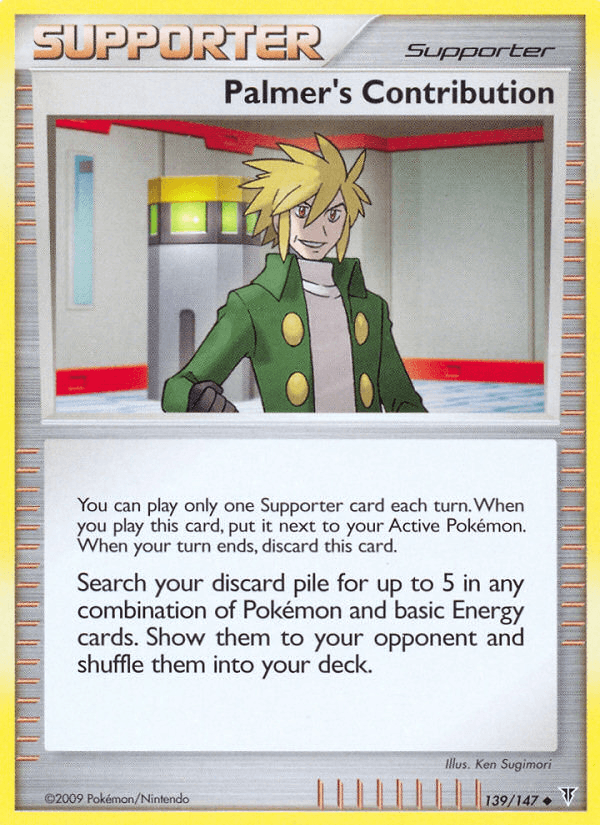 Palmer's Contribution — Supreme Victors Pokémon TCG card by Ken Sugimori