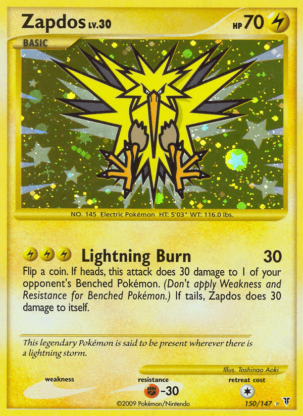 Zapdos (150) — Pokémon TCG card