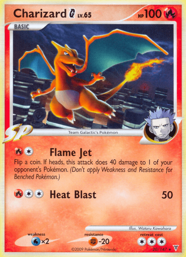 Charizard G — Supreme Victors Pokémon TCG card by Wataru Kawahara