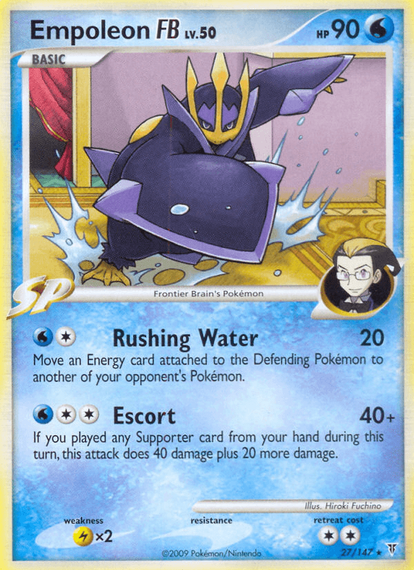 Empoleon FB — Supreme Victors Pokémon TCG card by Hiroki Fuchino