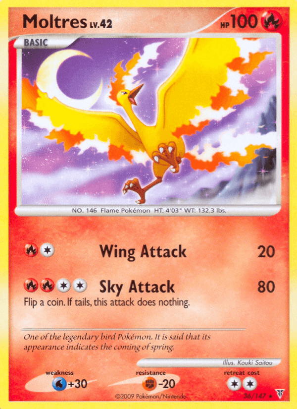 Moltres (36) — Supreme Victors Pokémon TCG card by Kouki Saitou