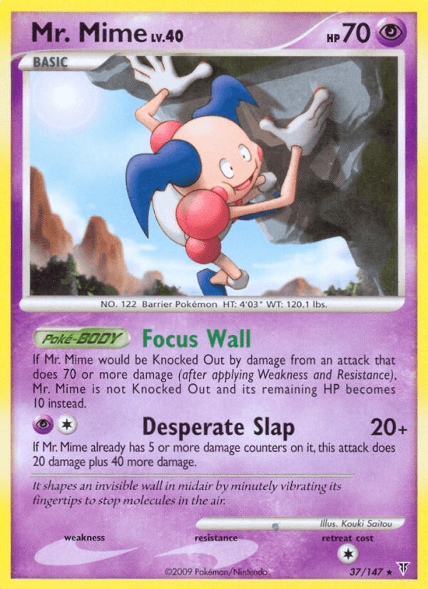 Mr. Mime — Supreme Victors Pokémon TCG card by Kouki Saitou