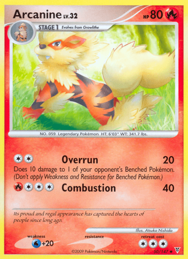 Arcanine — Supreme Victors Pokémon TCG card by Atsuko Nishida