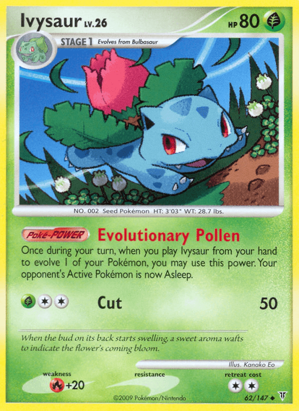 Ivysaur — Supreme Victors Pokémon TCG card by Kanako Eo