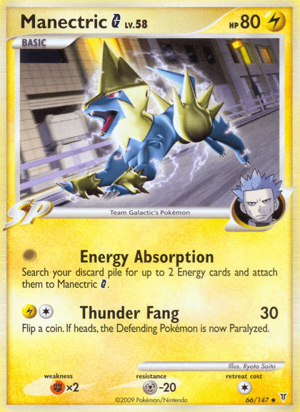 Manectric G — Supreme Victors Pokémon TCG card by Ryota Saito