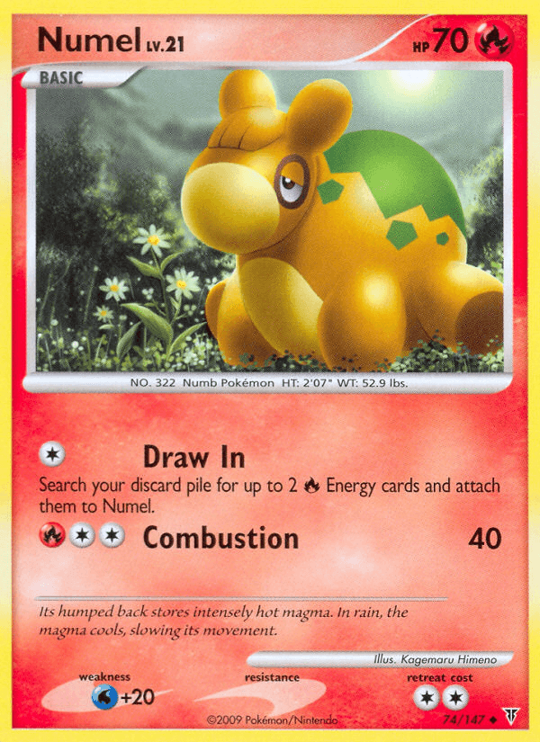 Numel — Supreme Victors Pokémon TCG card by Kagemaru Himeno