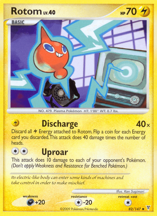 Rotom — Supreme Victors Pokémon TCG card by Ken Sugimori