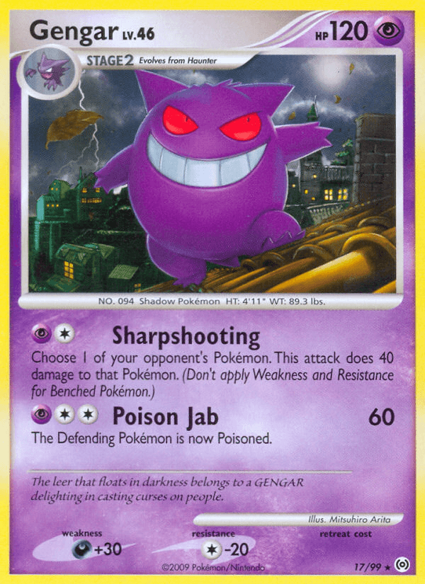 Gengar (17) — Arceus Pokémon TCG card by Mitsuhiro Arita