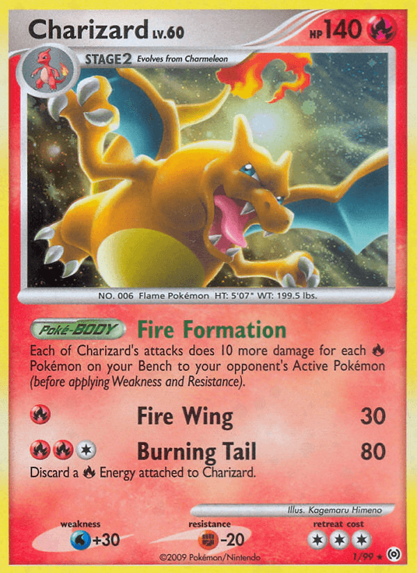 Charizard — Arceus Pokémon TCG card by Kagemaru Himeno