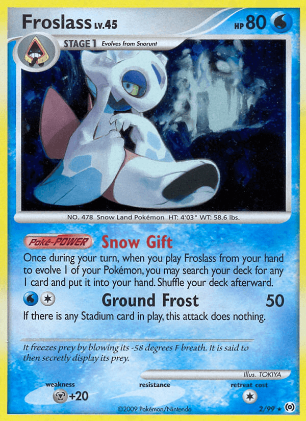 Froslass — Arceus Pokémon TCG card by TOKIYA