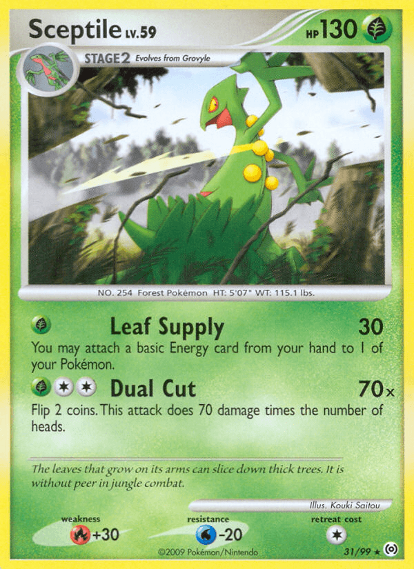 Sceptile (31) — Arceus Pokémon TCG card by Kouki Saitou