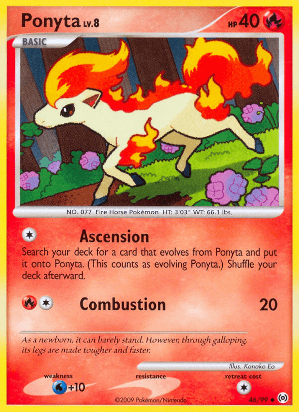 Ponyta (46) — Arceus Pokémon TCG card by Kanako Eo