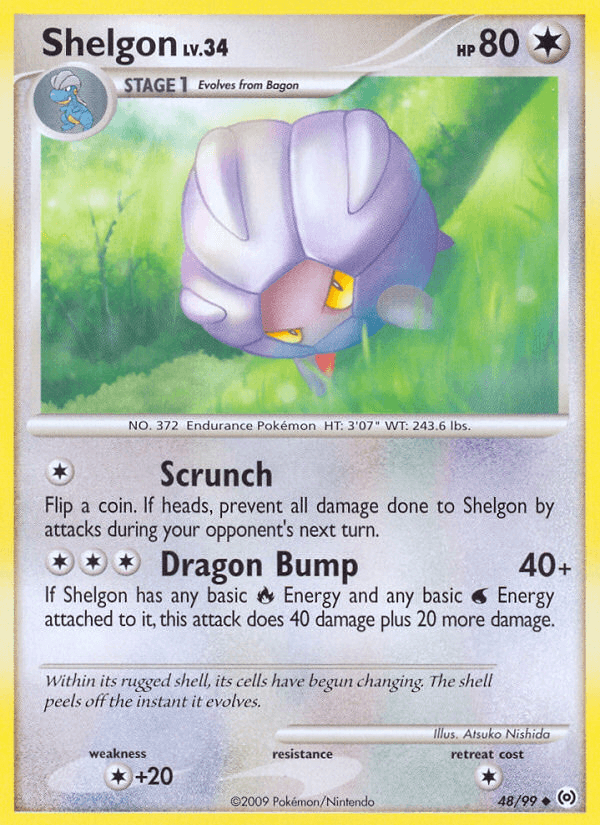 Shelgon — Arceus Pokémon TCG card by Atsuko Nishida