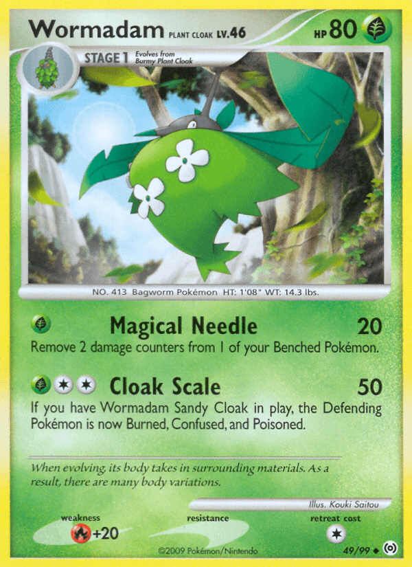 Wormadam Plant Cloak — Arceus Pokémon TCG card by Kouki Saitou