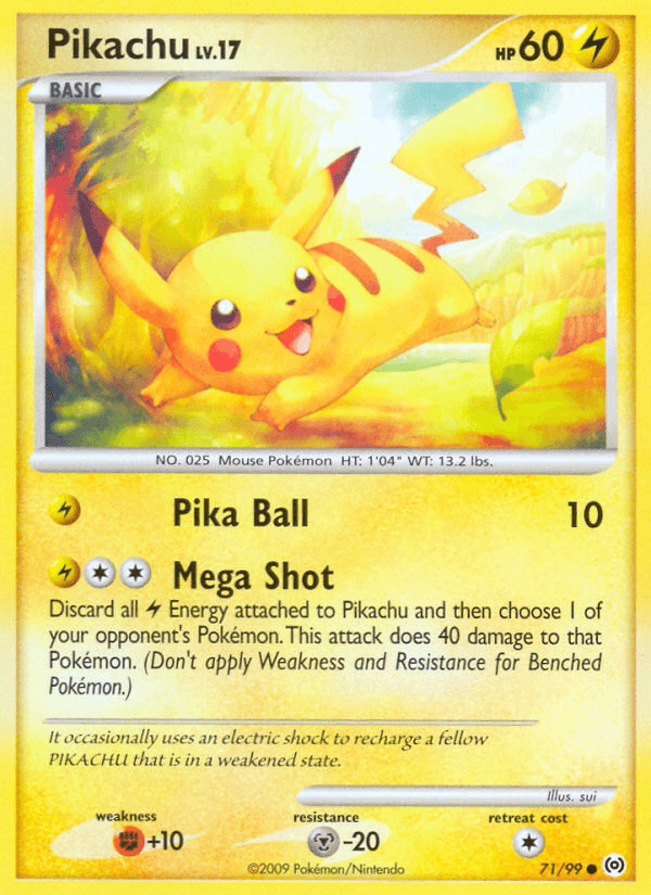 Pikachu — Arceus Pokémon TCG card by sui