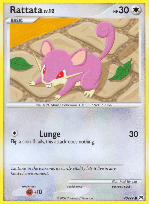 Rattata — Arceus Pokémon TCG card by Miki Tanaka