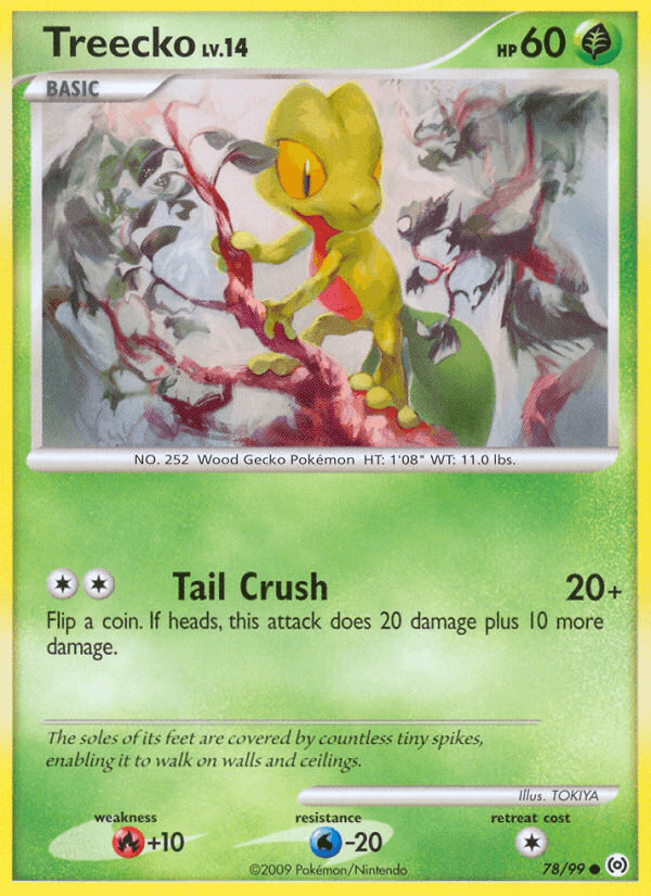 Treecko (78) — Arceus Pokémon TCG card by TOKIYA