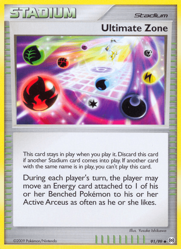 Ultimate Zone — Arceus Pokémon TCG card by Yusuke Ishikawa