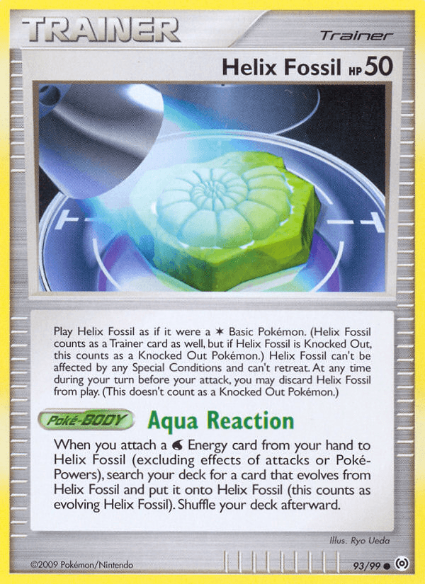 Helix Fossil — Arceus Pokémon TCG card by Ryo Ueda