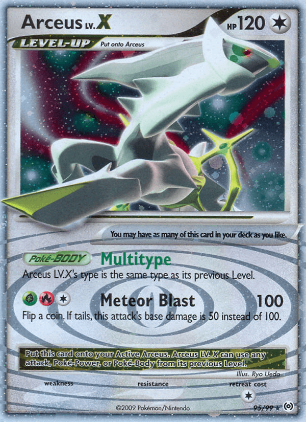 Arceus Lv.X (95) — Pokémon TCG card