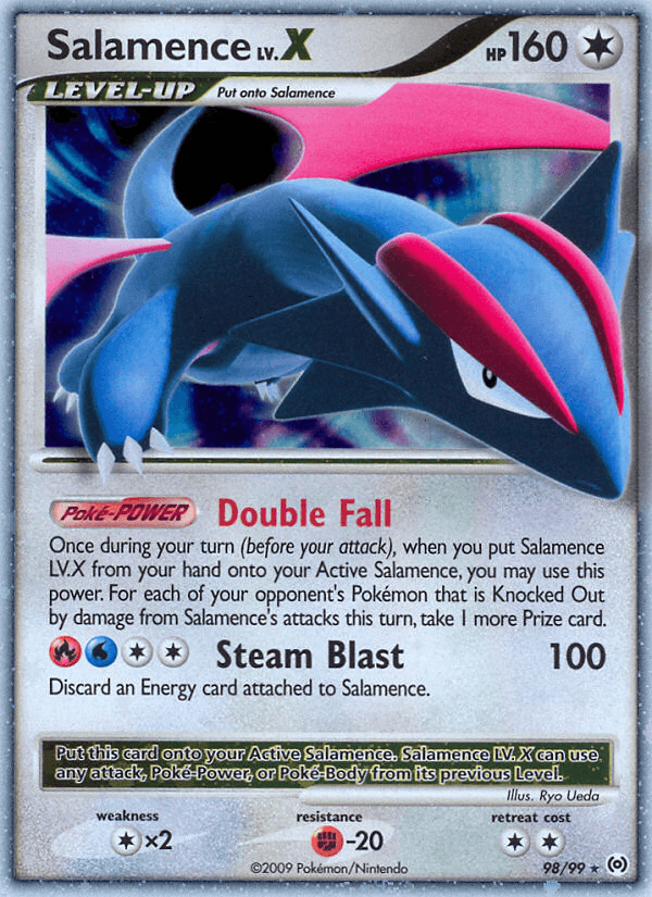 Salamence Lv.X — Pokémon TCG card