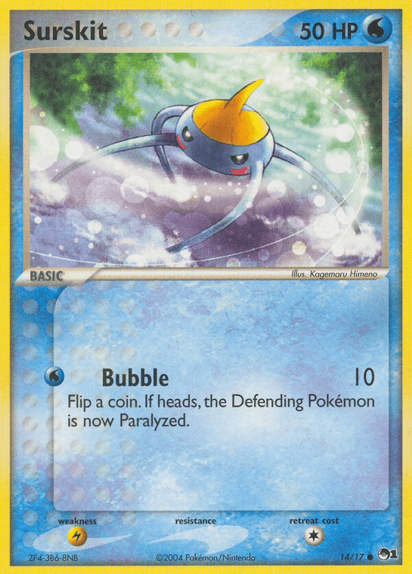 Surskit — POP Series 1 Pokémon TCG card by Kagemaru Himeno