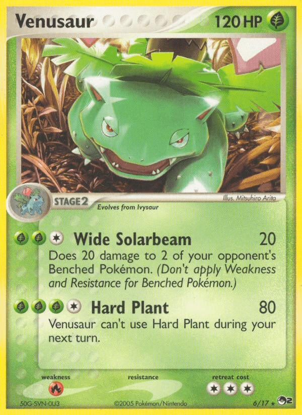 Venusaur — POP Series 2 Pokémon TCG card by Mitsuhiro Arita