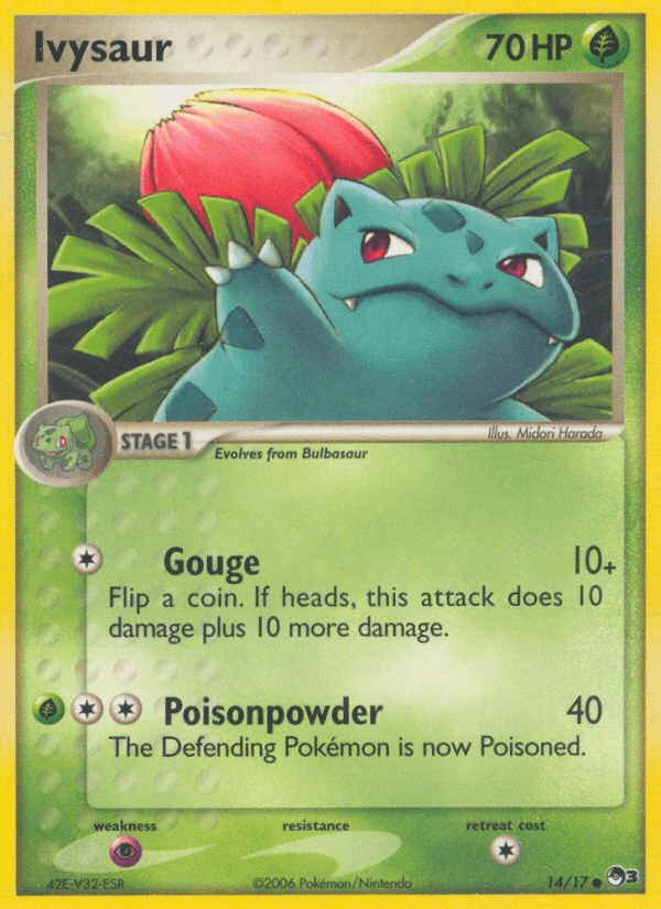 Ivysaur — POP Series 3 Pokémon TCG card by Midori Harada
