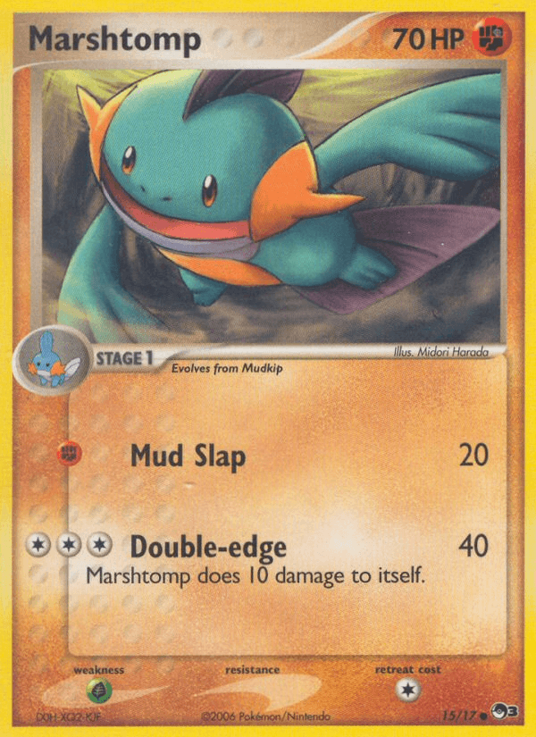 Marshtomp — POP Series 3 Pokémon TCG card by Midori Harada