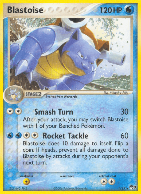 Blastoise — Pokémon TCG card