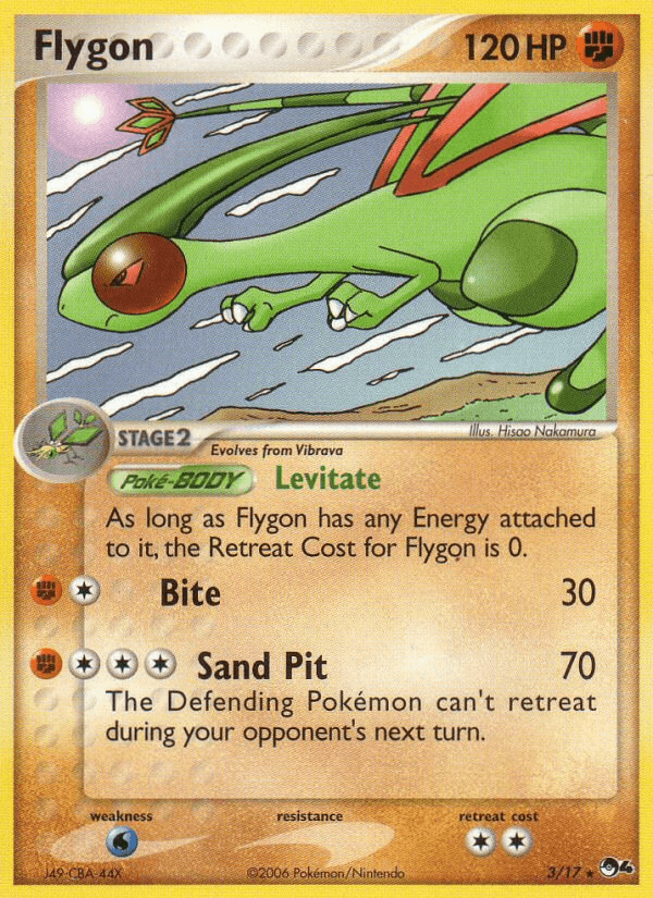 Flygon — POP Series 4 Pokémon TCG card by Hisao Nakamura