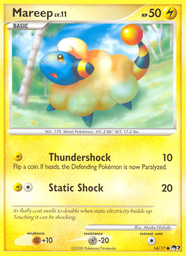 Mareep — POP Series 7 Pokémon TCG card by Atsuko Nishida