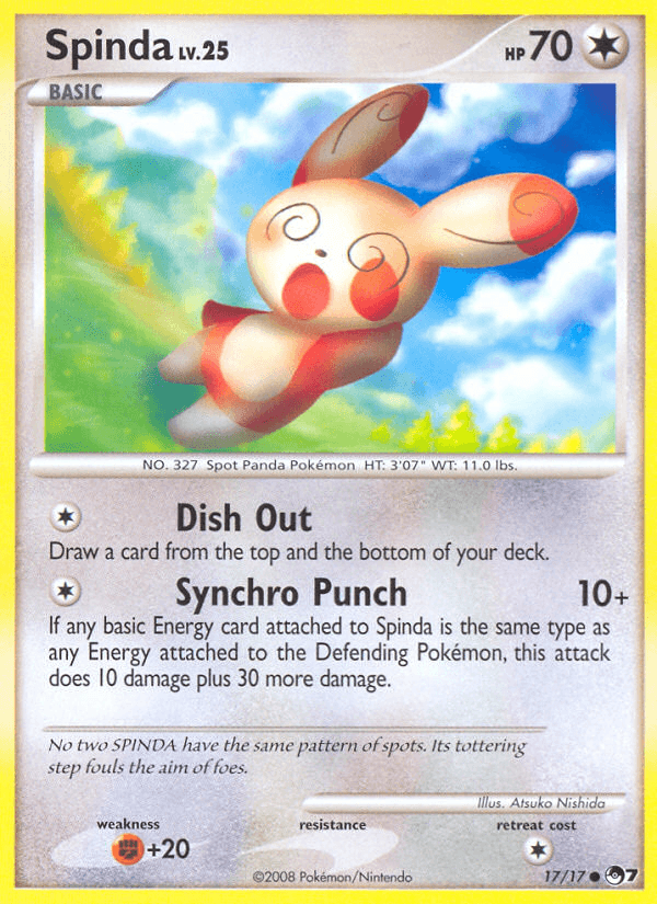 Spinda — POP Series 7 Pokémon TCG card by Atsuko Nishida