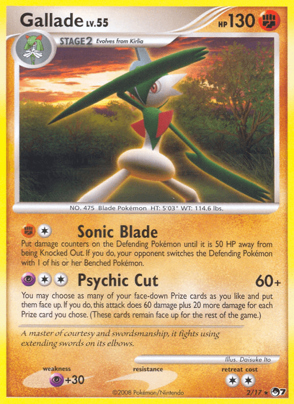 Gallade — Pokémon TCG card