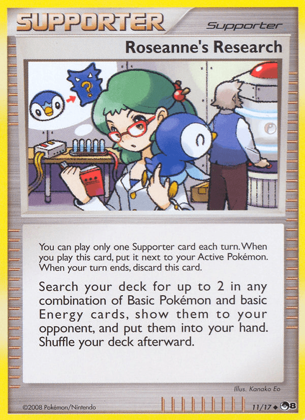 Roseanne's Research — Pokémon TCG card