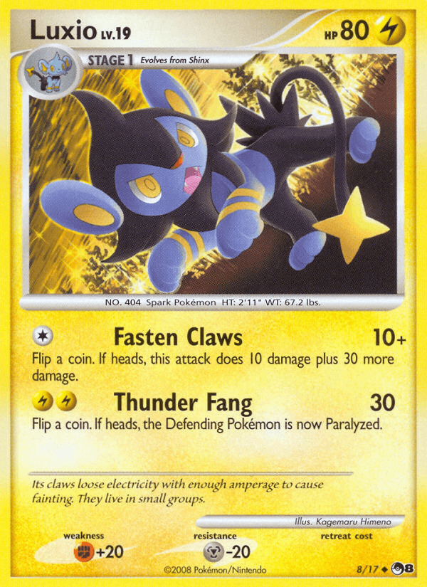 Luxio — Pokémon TCG card