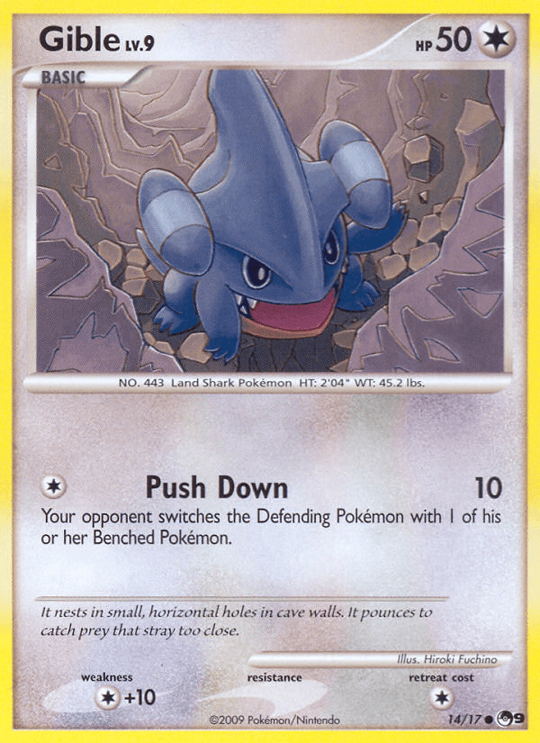 Gible — POP Series 9 Pokémon TCG card by Hiroki Fuchino
