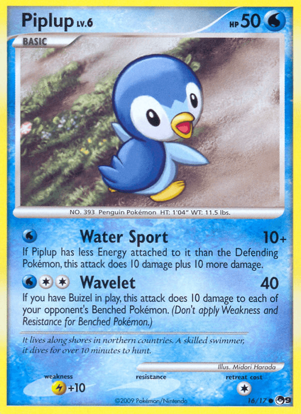 Piplup — Pokémon TCG card