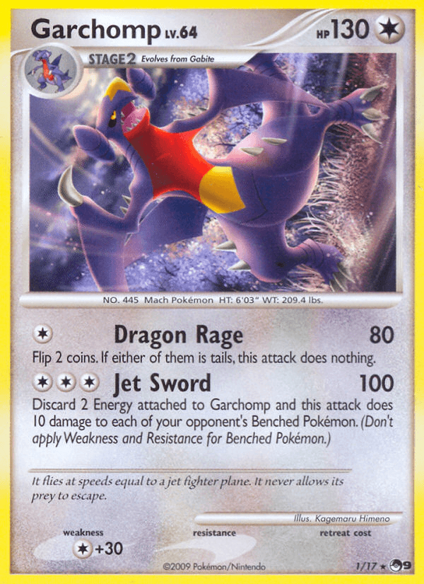 Garchomp — Pokémon TCG card
