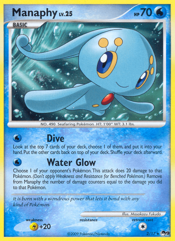 Manaphy — POP Series 9 Pokémon TCG card by Masakazu Fukuda