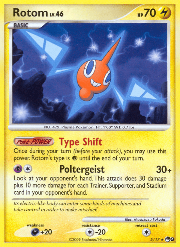 Rotom — POP Series 9 Pokémon TCG card by Masakazu Fukuda