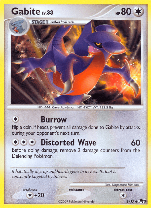 Gabite — POP Series 9 Pokémon TCG card by Kagemaru Himeno