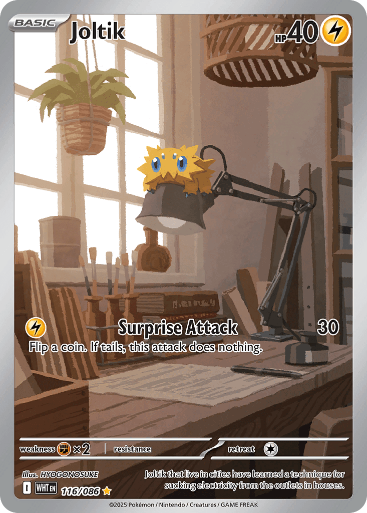 Joltik - 116/086 — SV: White Flare Pokémon TCG card by HYOGONOSUKE